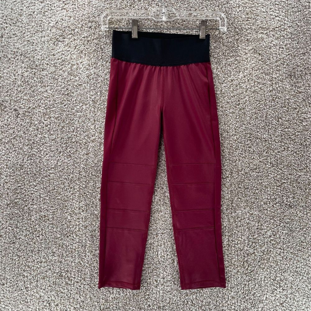 Her Universe Pants Womens Small Red Wonder Woman Leggings‎ Pull On DC Comics